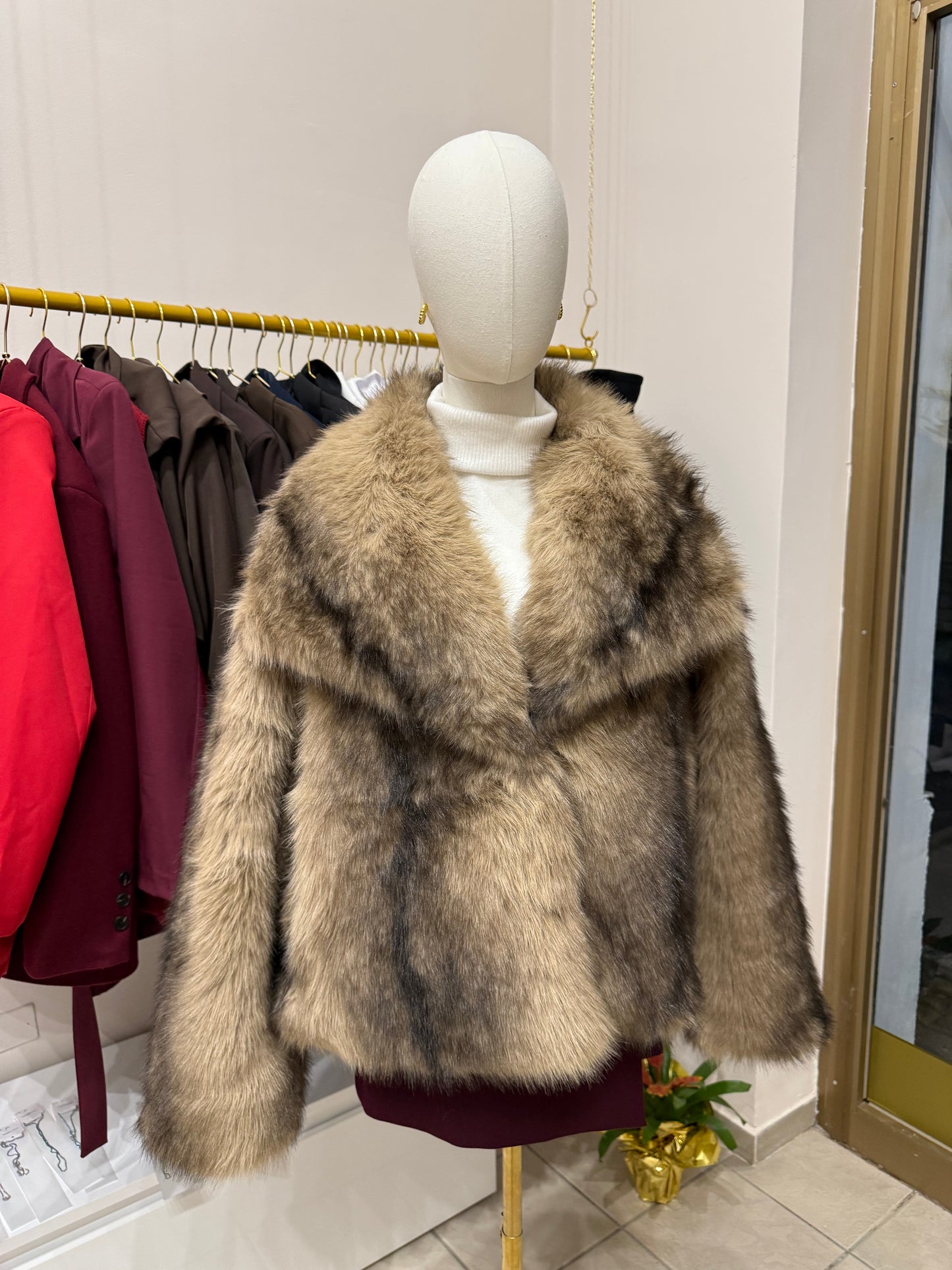 Pelliccia Cappuccino