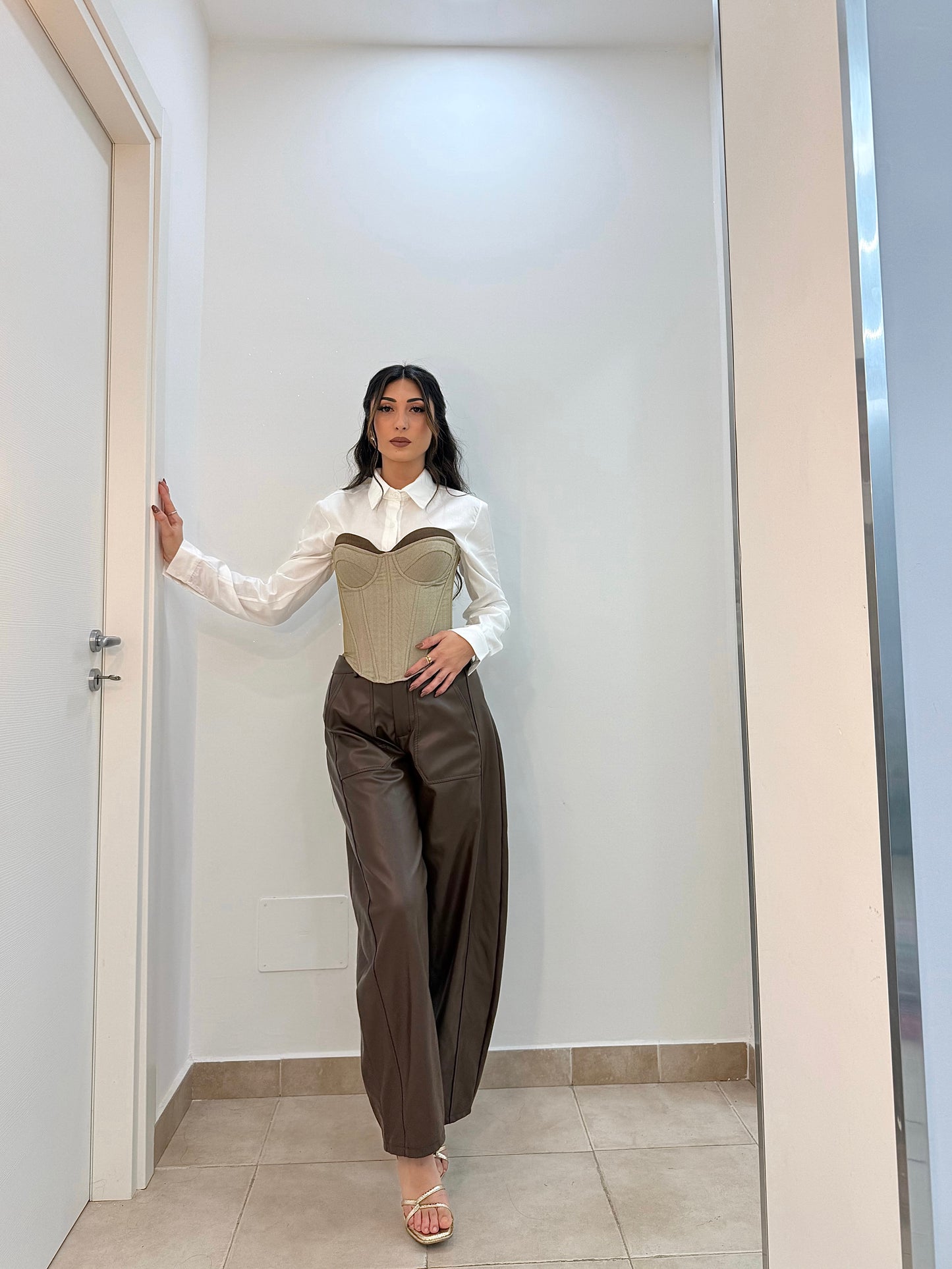 Pants Ballon ecopelle