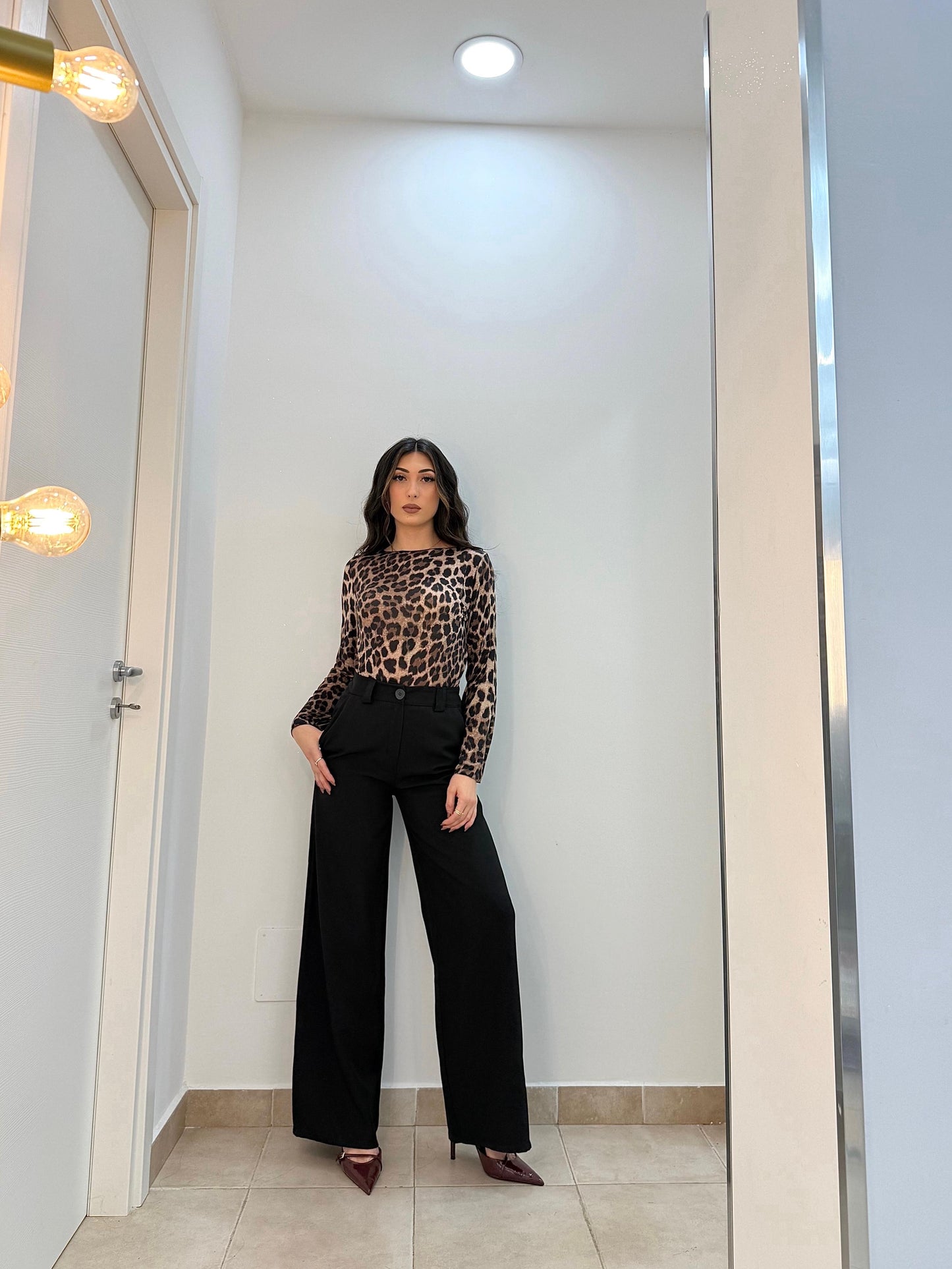 Maglia Nicole Leopard