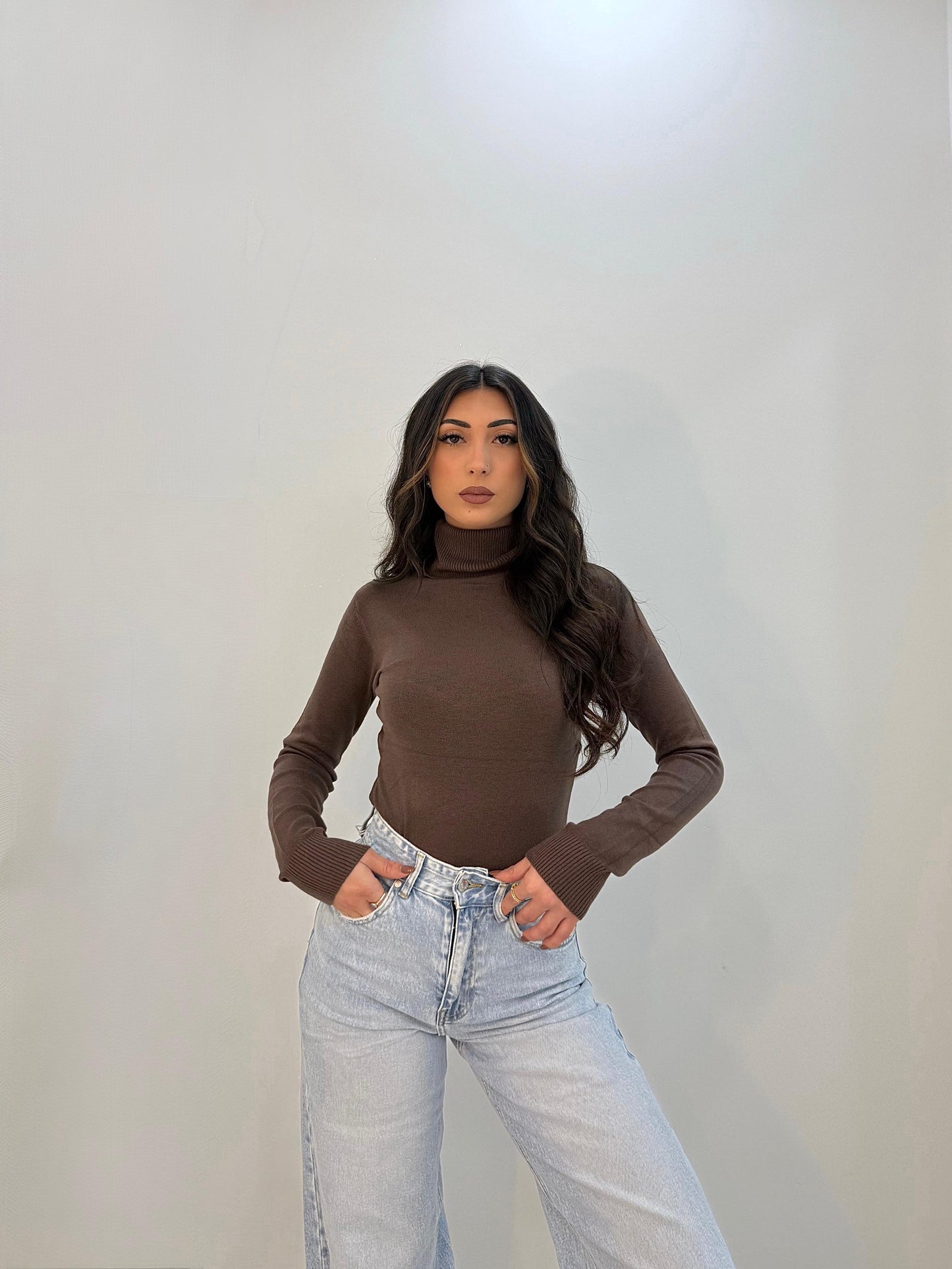 Maglione Collo Alto