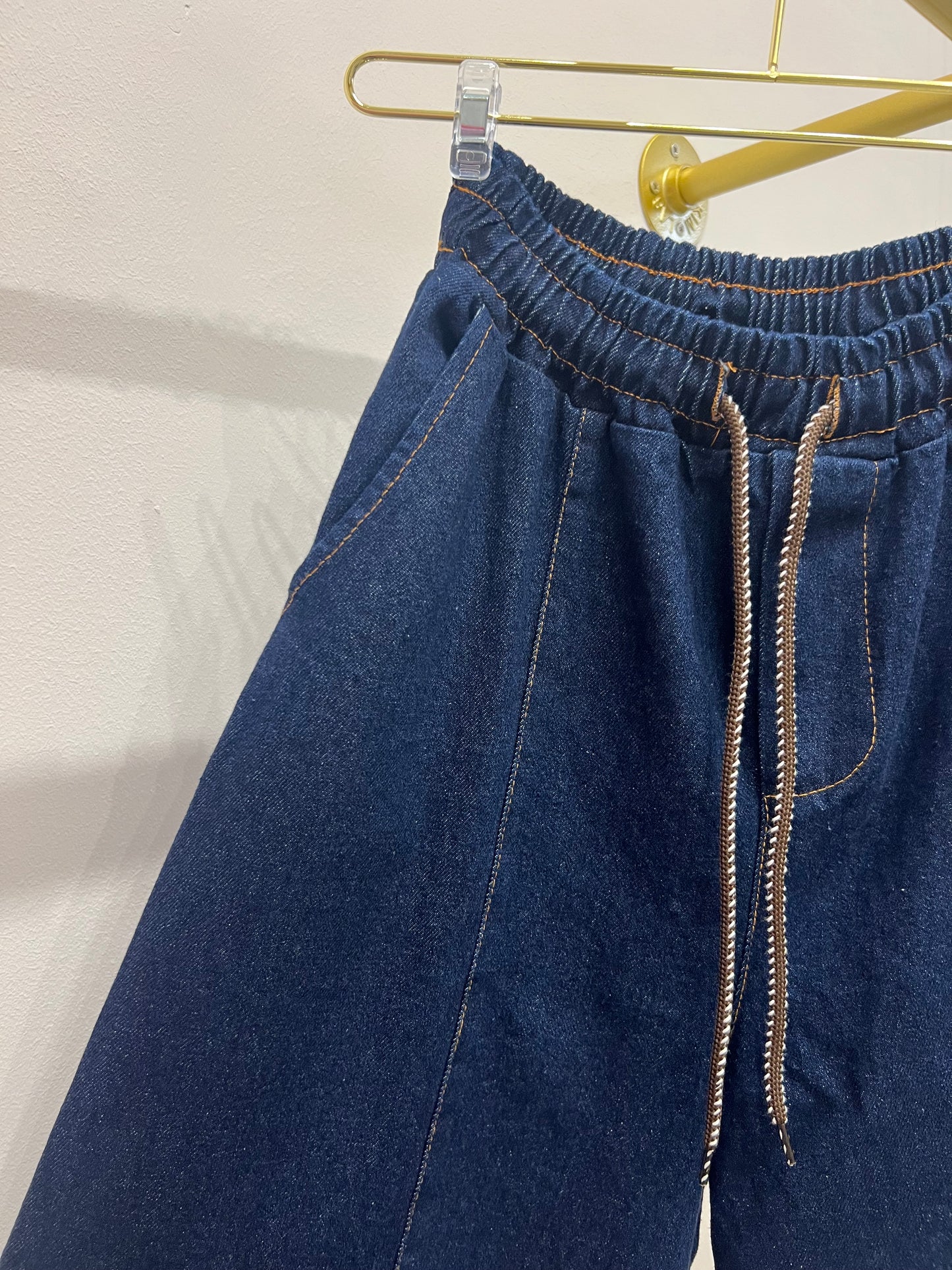 Pantalone balloon in denim